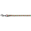 Unconditional Love Timeless Christmas Nylon Ribbon Leash .37 inch wide 4ft Long UN764892